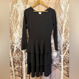 NWT Large LuLaRoe Georgia Black Dress